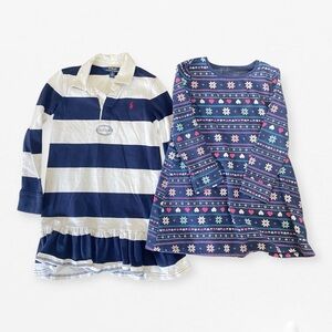 Bundle girls size 6 dresses Ralph Lauren Collared Striped play all day dress